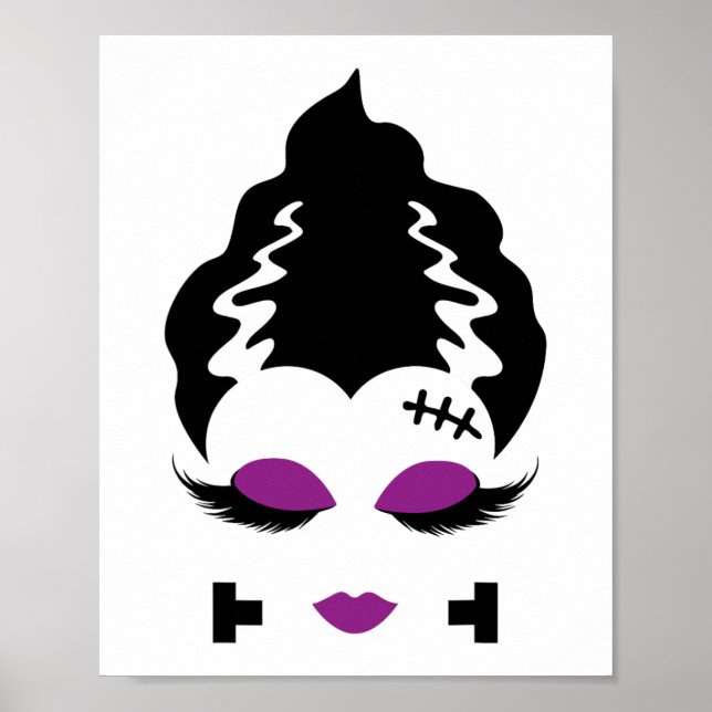 Brud till Frankensteins monster Halloween-kostym 4 Poster (Framsidan)