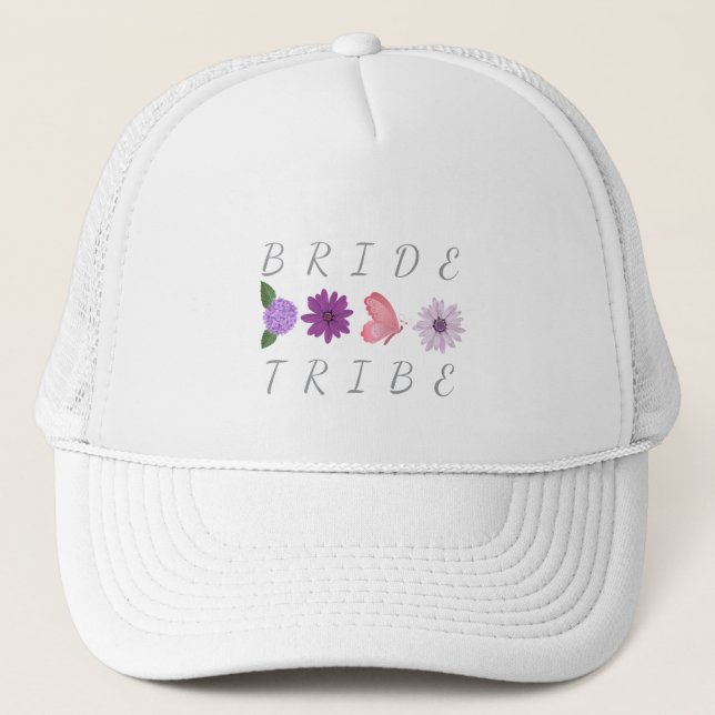 Brud Tribe Blommig Brud Hen-fest Gåva  Keps (Framsida)
