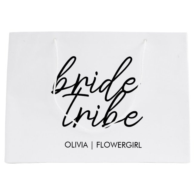 Brud Tribe | Modern Bröllopsblomsterflicka (Framsidan)