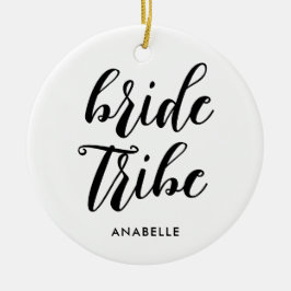 Brud Tribe Modern Minimalist Sängkammarefest Julgransprydnad Keramik