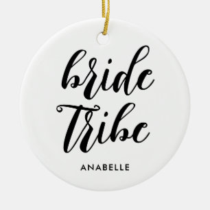 Brud Tribe Modern Minimalist Sängkammarefest Julgransprydnad Keramik