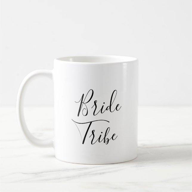 Brud Tribe Mugg | Bröllop Ceramic Mugg | Brud (Vänster)