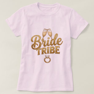 Brud Tribe T-Shirt Bröllopskvällar Present till Br