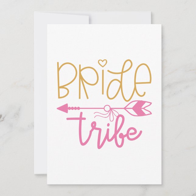 Brud Tribe Tack Kort (Framsida)