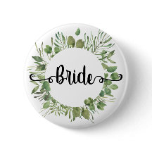 Brud vattenfärg botanisk bladkrans Kalligrafi