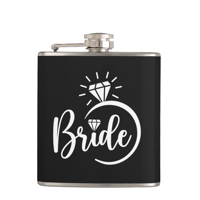 Brud Vinyl Omslagen Flask Fickplunta (Framsidan)