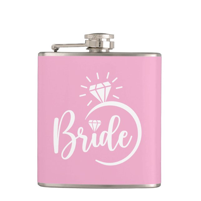 Brud Vinylomsluten Flask Fickplunta (Framsidan)
