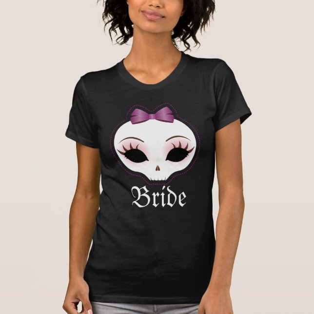 Brud (violetta) Skullie, Tee (Framsida)