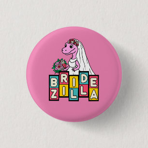 Brud Zilla Retro Knapp