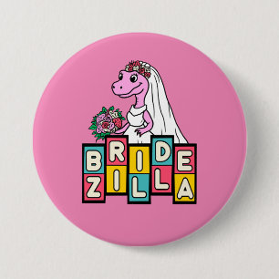 Brud Zilla Retro Knapp