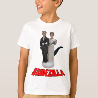 Brud-zilla Roligt Bröllops-T-Shirt eller Hatt T Shirt
