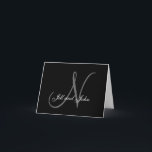 Brudbrudgummen för Monogram N namnger Inbjudan<br><div class="desc">Brudbrudgummen för Monogram N namnger bröllopinbjudningar. Anpassade</div>