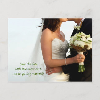 Brudbukett i rosa meddelande vykort