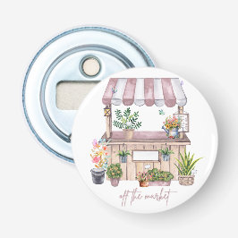 Bruddesign utanför marknaden | Söt flickaktig mark Flasköppnare