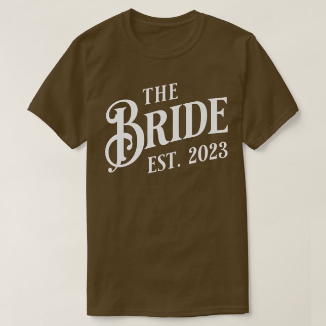 Bruden Är  T Shirt (Design framsida)
