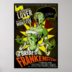 Bruden av Frankenstein Poster