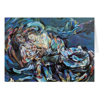 Bruden av vinden (stormen) hälsningskort