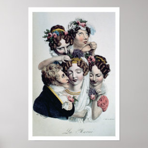 Bruden, c.1820 (lithoen) poster
