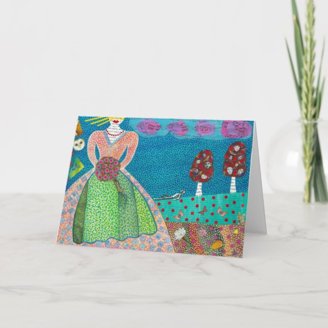 Bruden och Räven Vykort (Framsida)