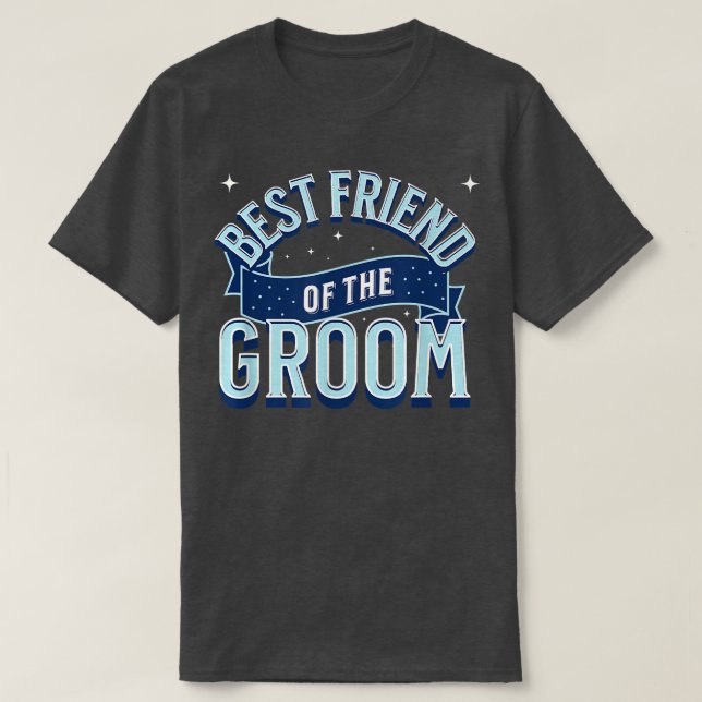 Brudens bästa vän Bröllop Roligt  T Shirt (Design framsida)