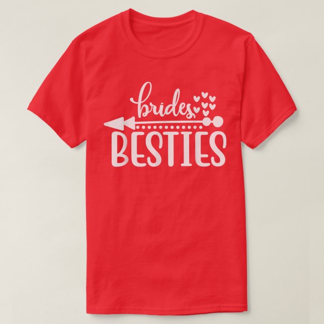 Brudens bästa vänner Rolig bröllopsfest - För möhi T Shirt (Design framsida)