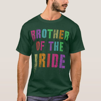 BRUDENS BRODER Bröllop Bror Familj Vän T Shirt