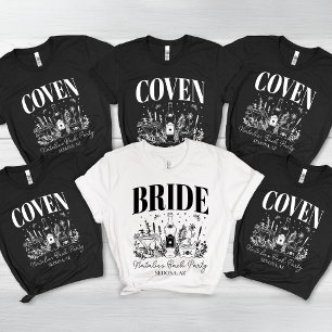 Brudens coven häxiga möhippa Anpassad T Shirt