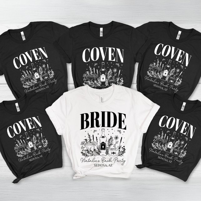 Brudens coven häxiga möhippa Anpassad T Shirt (Skapare uppladdad)