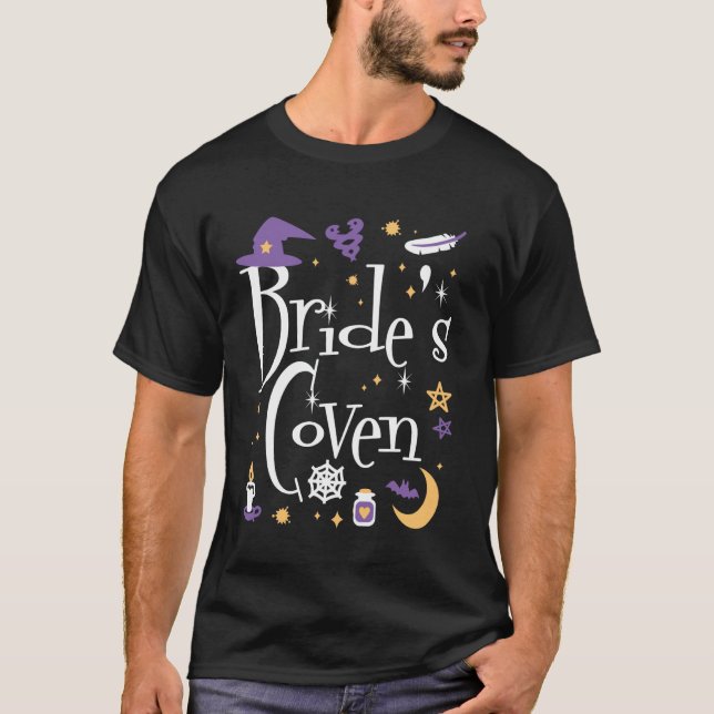 Brudens coven häxiga möhippa t shirt (Framsida)