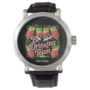 Brudens Drickande Lag Sängledesign Armbandsur