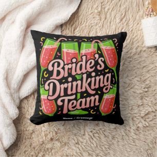 Brudens Dricksteam Sängkammarparty Design Kudde