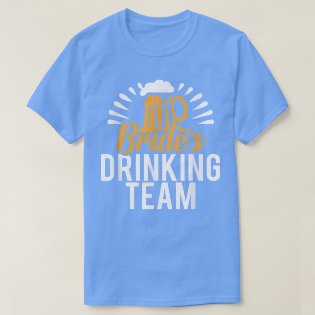 Brudens drinklag Bröllop möhippa  T Shirt (Design framsida)