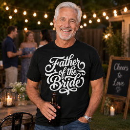 Brudens faders bröllopsfirande t shirt