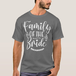 Brudens familj för brölloppsfest matchande483 t shirt