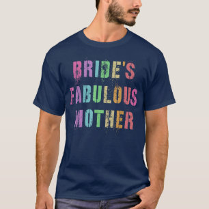 BRUDENS FANTASTISKA MAMMA Bröllopsfest Mamma Famil T Shirt