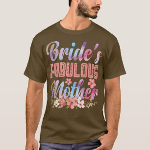 Brudens fantastiska mamma lycklig äktenskap bröllo t shirt