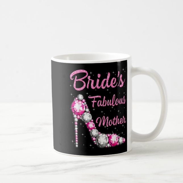 Brudens fantastiska mamma lycklig bröllop gifta si kaffemugg (Höger)
