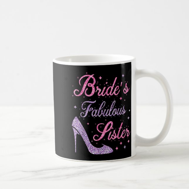 Brudens fantastiska syster glad bryllup mor kaffemugg (Höger)