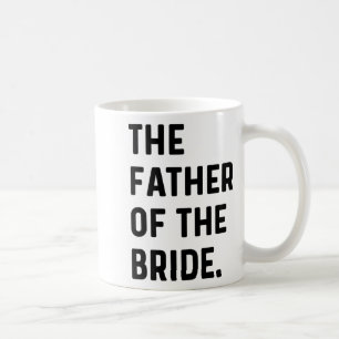 Brudens Far - Bröllop Pojkarna Förbereder Sig Kaffemugg