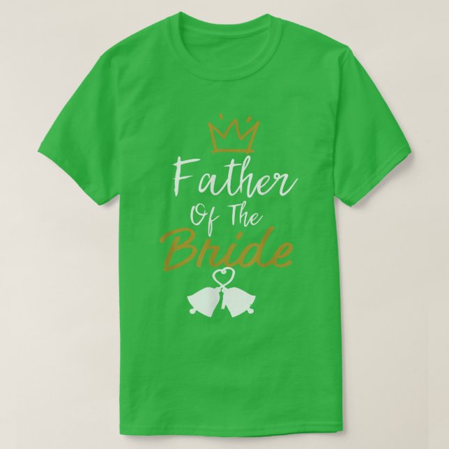 BRUDENS FAR FADER BRÖLLLOP PASSANDE  T SHIRT (Design framsida)