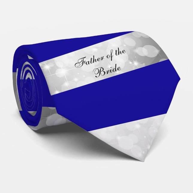 Brudens far lila & silver slips (Rullad)