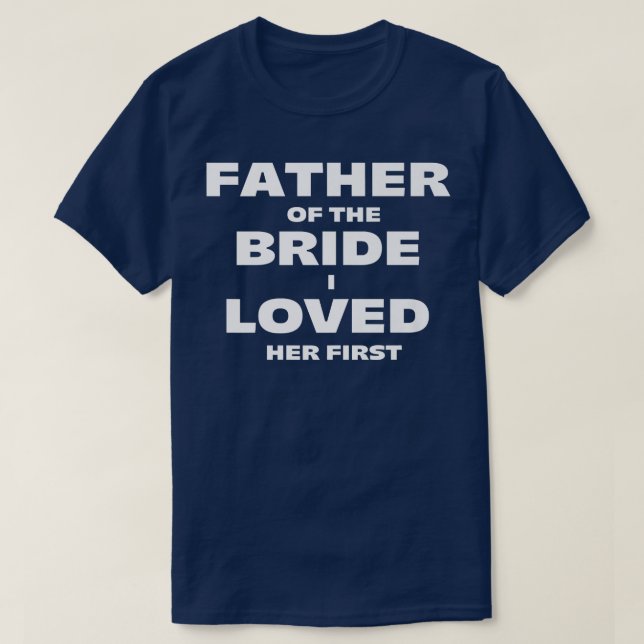 Brudens far  t shirt (Design framsida)
