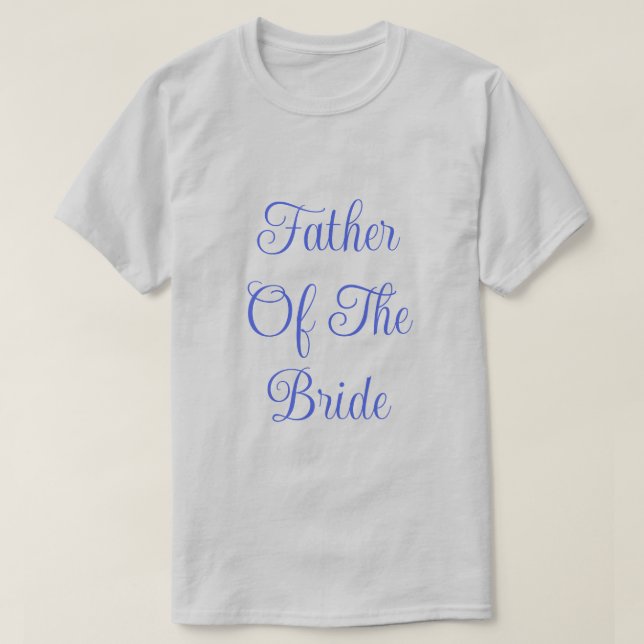 Brudens far t shirt (Design framsida)