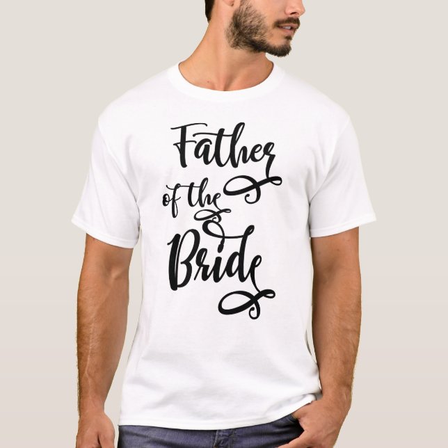 Brudens far t shirt (Framsida)
