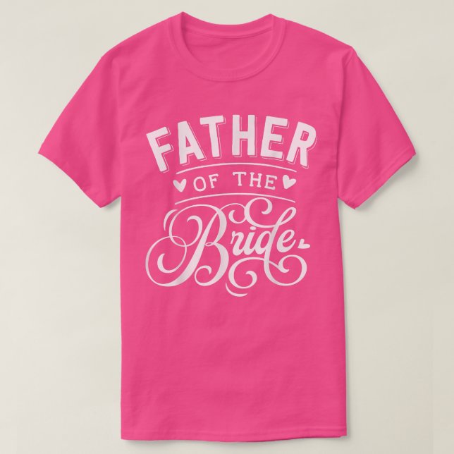 Brudens Far T Shirt (Design framsida)