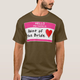 Brudens faster Roligt bröllop Brudtärnor S T Shirt