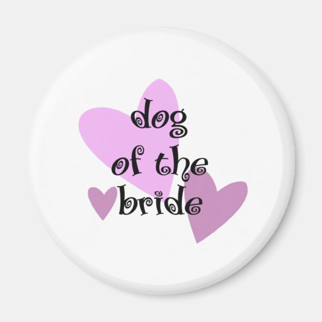 Brudens hund magnet (Framsidan)