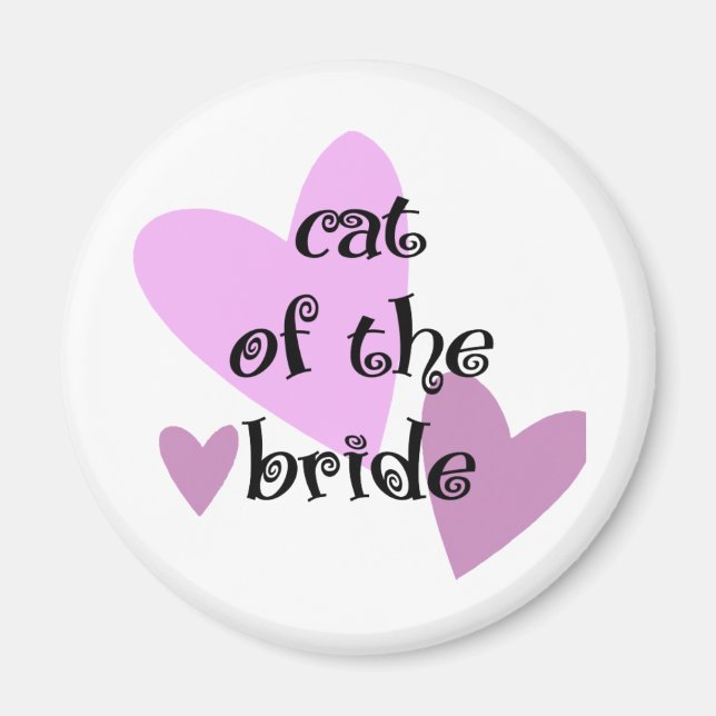 Brudens katt magnet (Framsidan)