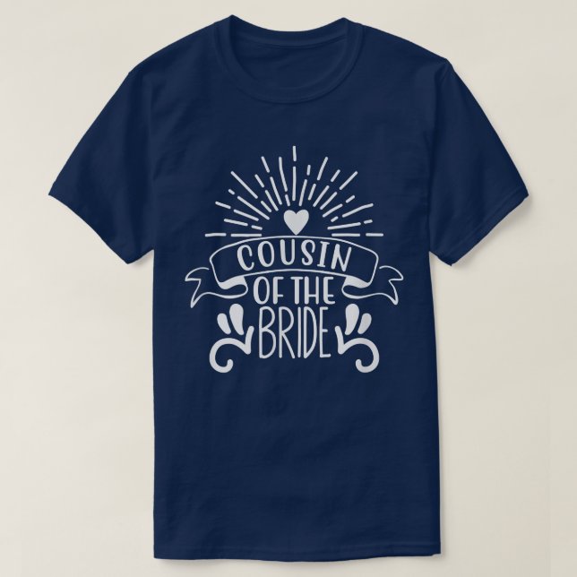 Brudens kusin T-shirt idé Systerparty Vi (Design framsida)