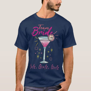 Brudens lag bröllop brudklubb höna hen night t shirt